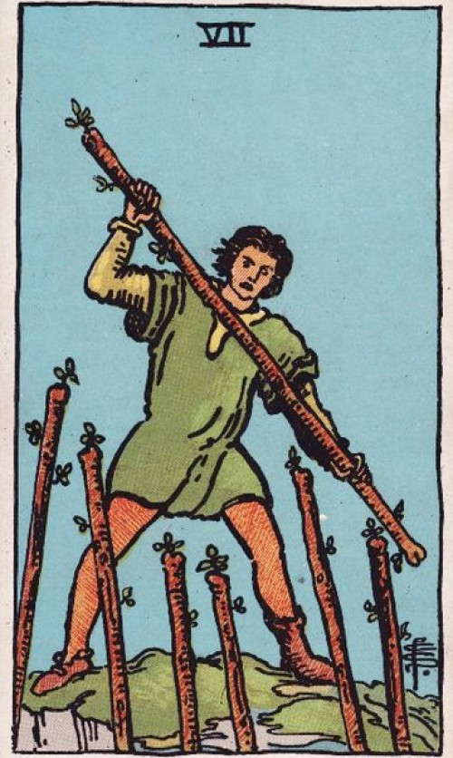 Seven of Wands